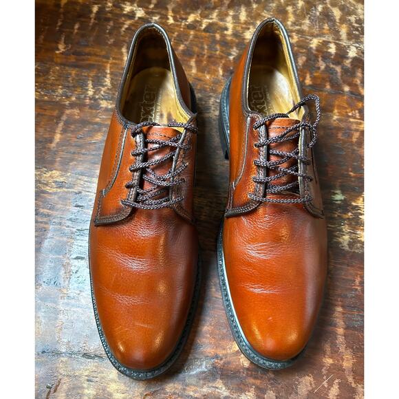 Dexter Brown Mens Leather Lace Up Vintage Shoes Size 8.5 Made in USA - Picture 2 of 8